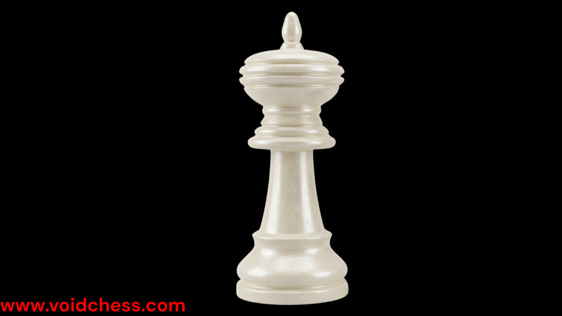 The white Minister chess piece - the new piece in Void Chess that heals the board